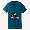 Unisex Jersey Short Sleeve V Neck Tee Thumbnail
