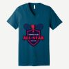 Unisex Jersey Short Sleeve V Neck Tee Thumbnail