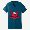 Unisex Jersey Short Sleeve V Neck Tee Thumbnail