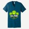 Unisex Jersey Short Sleeve V Neck Tee Thumbnail