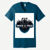 Unisex Jersey Short Sleeve V Neck Tee Thumbnail