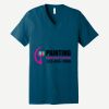 Unisex Jersey Short Sleeve V Neck Tee Thumbnail