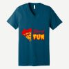 Unisex Jersey Short Sleeve V Neck Tee Thumbnail