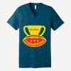 Unisex Jersey Short Sleeve V Neck Tee Thumbnail