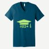 Unisex Jersey Short Sleeve V Neck Tee Thumbnail