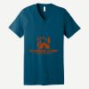 Unisex Jersey Short Sleeve V Neck Tee Thumbnail