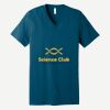 Unisex Jersey Short Sleeve V Neck Tee Thumbnail