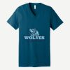 Unisex Jersey Short Sleeve V Neck Tee Thumbnail