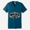 Unisex Jersey Short Sleeve V Neck Tee Thumbnail