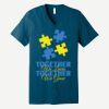Unisex Jersey Short Sleeve V Neck Tee Thumbnail