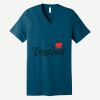 Unisex Jersey Short Sleeve V Neck Tee Thumbnail