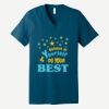 Unisex Jersey Short Sleeve V Neck Tee Thumbnail