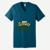 Unisex Jersey Short Sleeve V Neck Tee Thumbnail