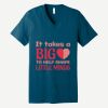 Unisex Jersey Short Sleeve V Neck Tee Thumbnail