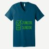 Unisex Jersey Short Sleeve V Neck Tee Thumbnail