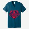 Unisex Jersey Short Sleeve V Neck Tee Thumbnail
