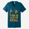Unisex Jersey Short Sleeve V Neck Tee Thumbnail