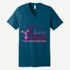 Unisex Jersey Short Sleeve V Neck Tee Thumbnail