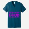Unisex Jersey Short Sleeve V Neck Tee Thumbnail