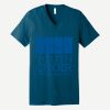 Unisex Jersey Short Sleeve V Neck Tee Thumbnail
