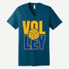 Unisex Jersey Short Sleeve V Neck Tee Thumbnail