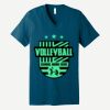 Unisex Jersey Short Sleeve V Neck Tee Thumbnail