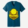Unisex Jersey Short Sleeve V Neck Tee Thumbnail