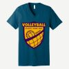 Unisex Jersey Short Sleeve V Neck Tee Thumbnail
