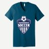 Unisex Jersey Short Sleeve V Neck Tee Thumbnail