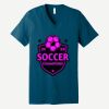 Unisex Jersey Short Sleeve V Neck Tee Thumbnail