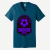 Unisex Jersey Short Sleeve V Neck Tee Thumbnail