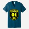 Unisex Jersey Short Sleeve V Neck Tee Thumbnail