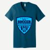 Unisex Jersey Short Sleeve V Neck Tee Thumbnail