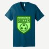 Unisex Jersey Short Sleeve V Neck Tee Thumbnail