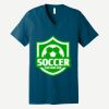 Unisex Jersey Short Sleeve V Neck Tee Thumbnail