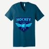 Unisex Jersey Short Sleeve V Neck Tee Thumbnail