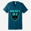 Unisex Jersey Short Sleeve V Neck Tee Thumbnail