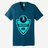 Unisex Jersey Short Sleeve V Neck Tee Thumbnail