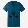 Unisex Jersey Short Sleeve V Neck Tee Thumbnail