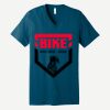 Unisex Jersey Short Sleeve V Neck Tee Thumbnail