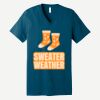 Unisex Jersey Short Sleeve V Neck Tee Thumbnail