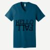 Unisex Jersey Short Sleeve V Neck Tee Thumbnail