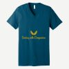 Unisex Jersey Short Sleeve V Neck Tee Thumbnail