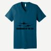 Unisex Jersey Short Sleeve V Neck Tee Thumbnail