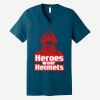 Unisex Jersey Short Sleeve V Neck Tee Thumbnail