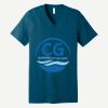 Unisex Jersey Short Sleeve V Neck Tee Thumbnail