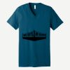 Unisex Jersey Short Sleeve V Neck Tee Thumbnail