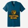 Unisex Jersey Short Sleeve V Neck Tee Thumbnail