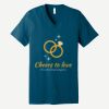 Unisex Jersey Short Sleeve V Neck Tee Thumbnail
