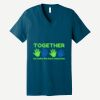 Unisex Jersey Short Sleeve V Neck Tee Thumbnail